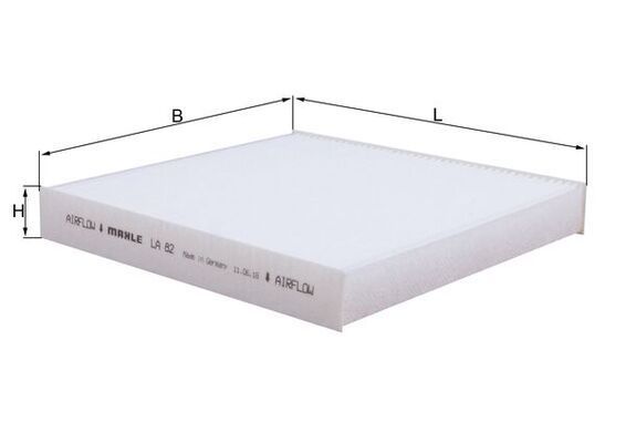 Filtras, salono oras KNECHT LA 82