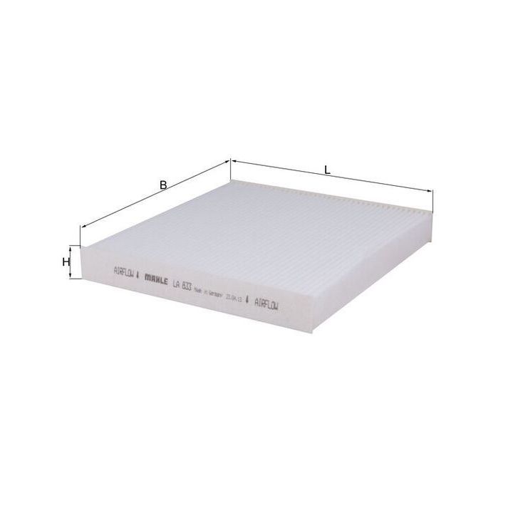 Filtras, salono oras KNECHT LA 833