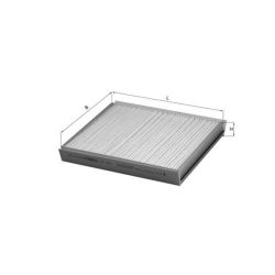 Filtras, salono oras KNECHT LA 84