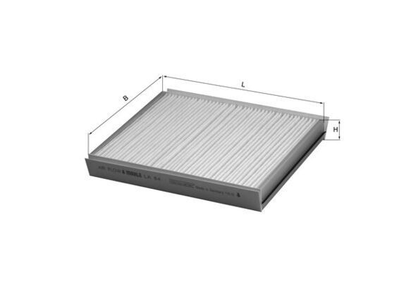 Filtras, salono oras KNECHT LA 84