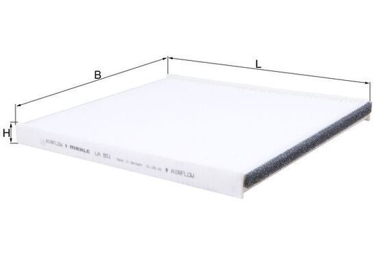 Filtras, salono oras KNECHT LA 851