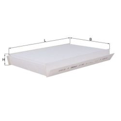 Filtras, salono oras KNECHT LA 889