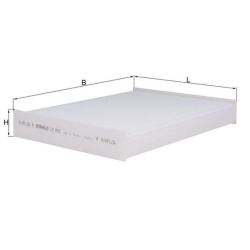 Filtras, salono oras KNECHT LA 891