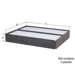 Filtras, salono oras KNECHT LA 896/S