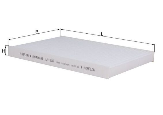 Filtras, salono oras KNECHT LA 910