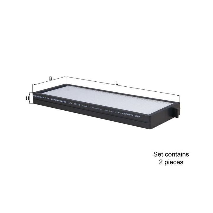 Filtras, salono oras KNECHT LA 912/S