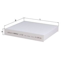 Filtras, salono oras KNECHT LA 922