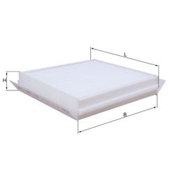 Filtras, salono oras KNECHT LA 96