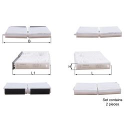 Filtras, salono oras KNECHT LAG 113/S