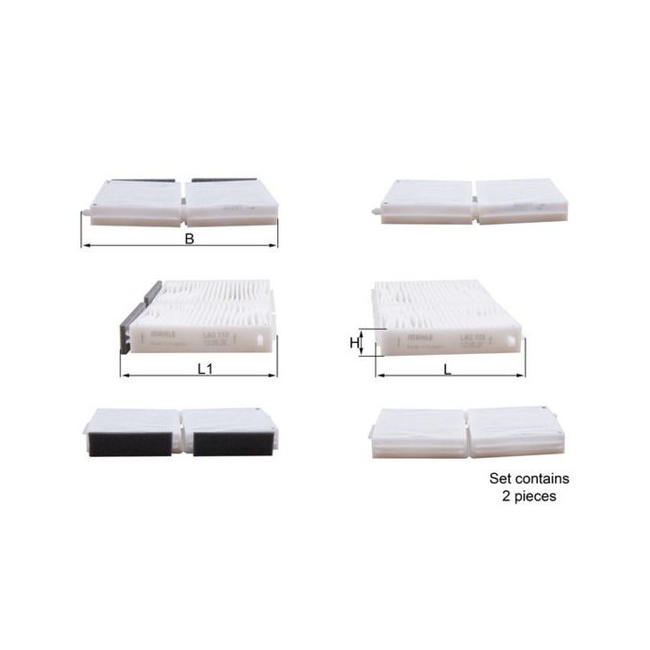 Filtras, salono oras KNECHT LAG 113/S