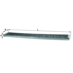 Filtras, salono oras KNECHT LAK 102