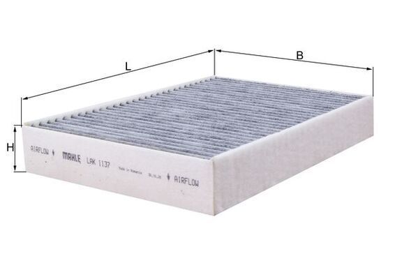 Filtras, salono oras KNECHT LAK 1137