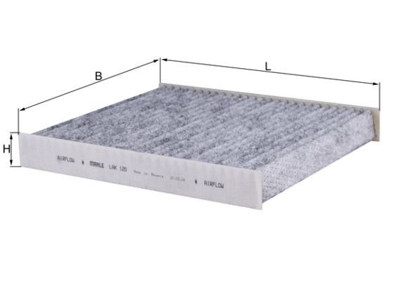 Filtras, salono oras KNECHT LAK 120