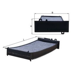 Filtras, salono oras KNECHT LAK 127