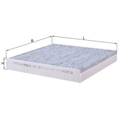 Filtras, salono oras KNECHT LAK 136