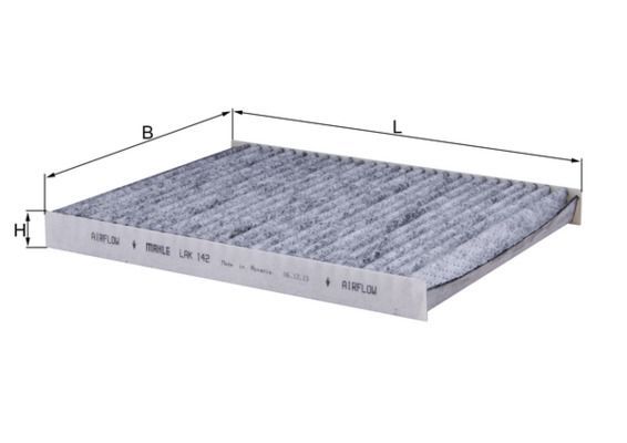 Filtras, salono oras KNECHT LAK 142