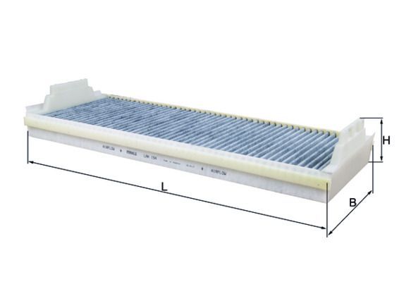 Filtras, salono oras KNECHT LAK 154