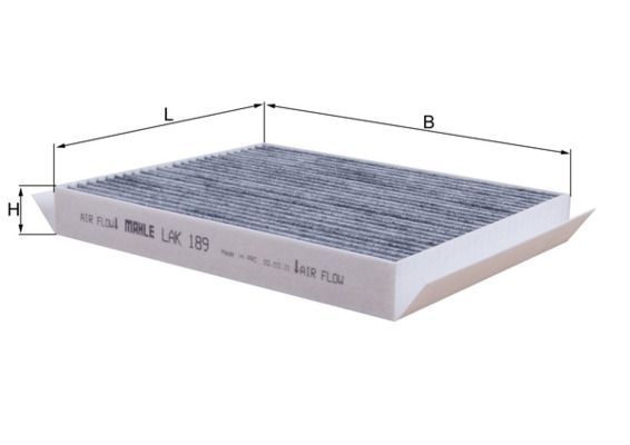 Filtras, salono oras KNECHT LAK 189