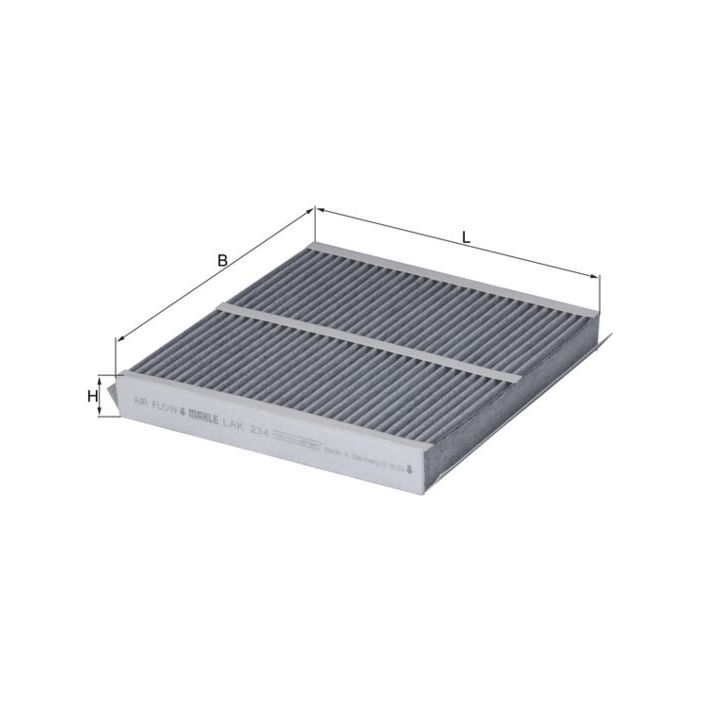 Filtras, salono oras KNECHT LAK 234