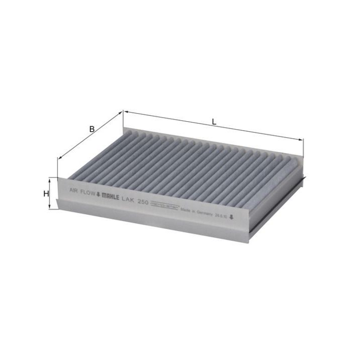 Filtras, salono oras KNECHT LAK 250