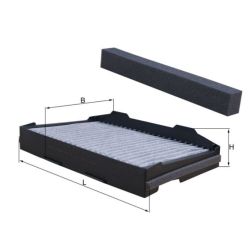 Filtras, salono oras KNECHT LAK 255