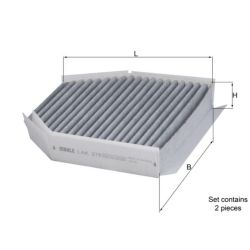 Filtras, salono oras KNECHT LAK 278/S