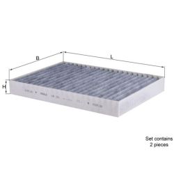 Filtras, salono oras KNECHT LAK 292/S