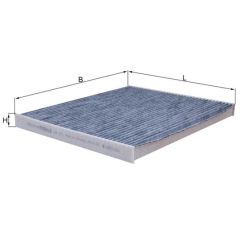 Filtras, salono oras KNECHT LAK 373