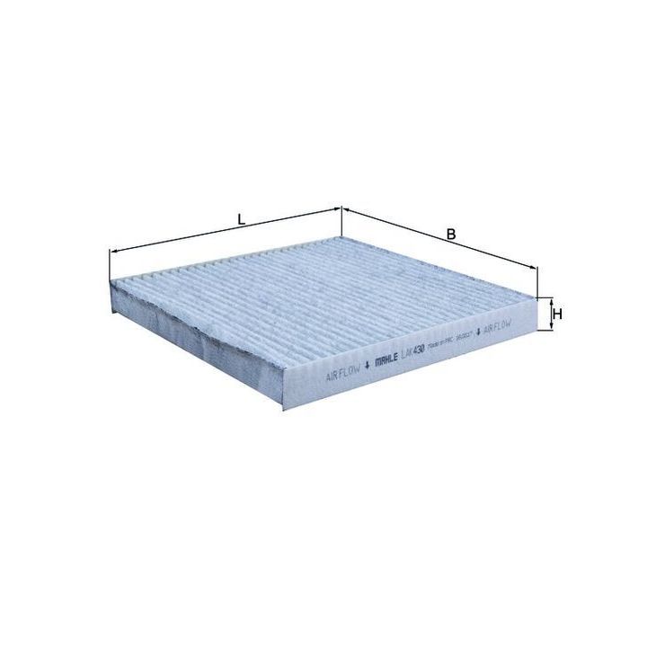 Filtras, salono oras KNECHT LAK 430