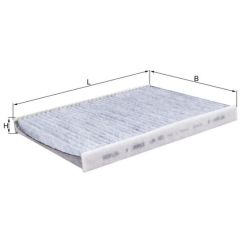 Filtras, salono oras KNECHT LAK 463