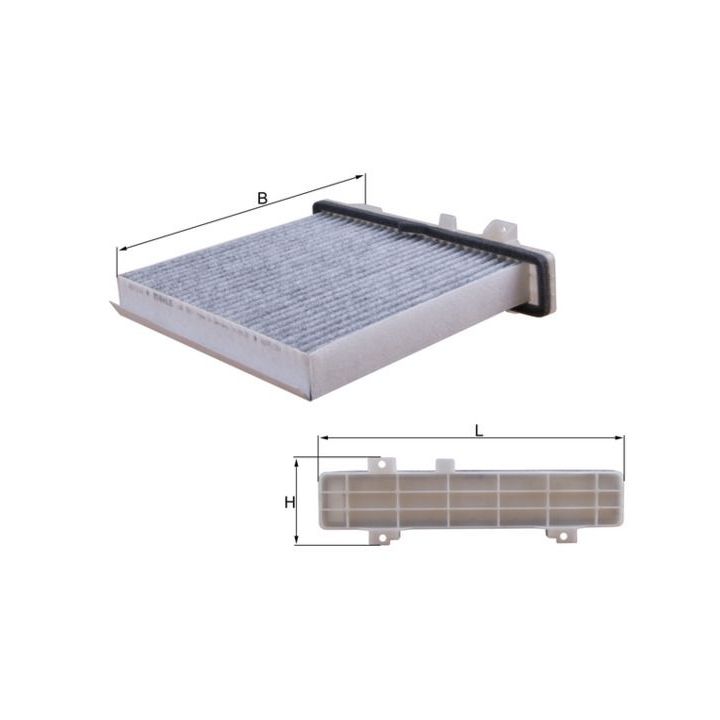 Filtras, salono oras KNECHT LAK 589