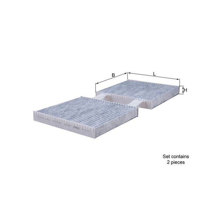 Filtras, salono oras KNECHT LAK 630/S