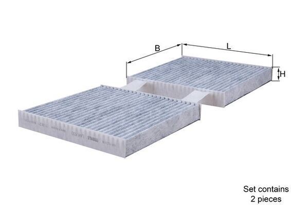 Filtras, salono oras KNECHT LAK 630/S