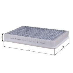 Filtras, salono oras KNECHT LAK 79