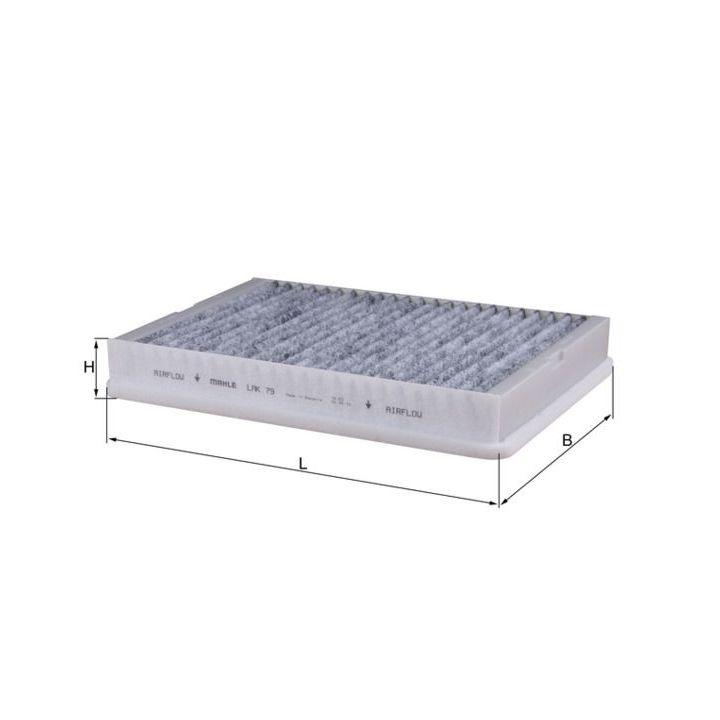 Filtras, salono oras KNECHT LAK 79