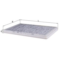 Filtras, salono oras KNECHT LAK 81