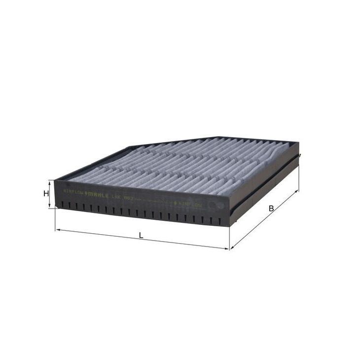 Filtras, salono oras KNECHT LAK 863