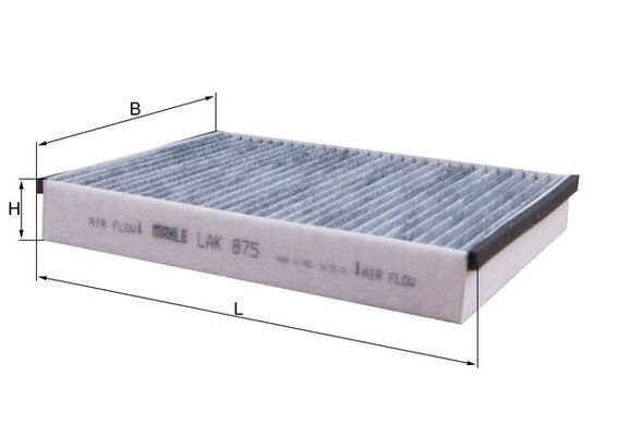 Filtras, salono oras KNECHT LAK 875