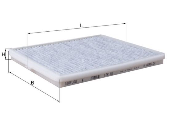 Filtras, salono oras KNECHT LAK 95