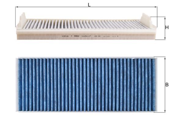 Filtras, salono oras KNECHT LAO 154