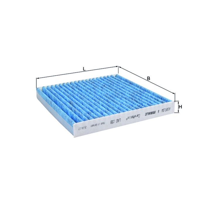 Filtras, salono oras KNECHT LAO 158