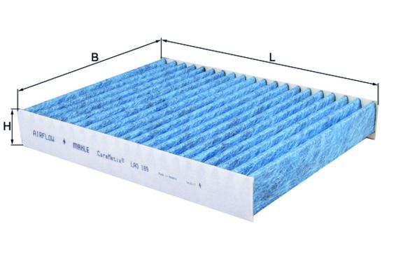 Filtras, salono oras KNECHT LAO 169