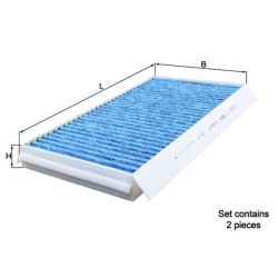 Filtras, salono oras KNECHT LAO 173/S