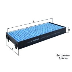 Filtras, salono oras KNECHT LAO 221/S