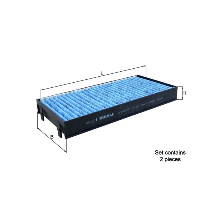 Filtras, salono oras KNECHT LAO 221/S