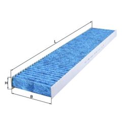 Filtras, salono oras KNECHT LAO 226