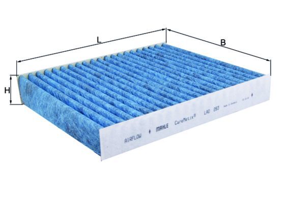 Filtras, salono oras KNECHT LAO 293