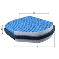 Filtras, salono oras KNECHT LAO 37