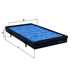 Filtras, salono oras KNECHT LAO 382