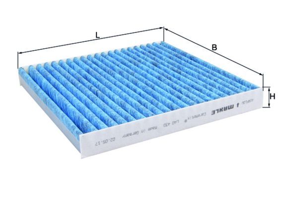 Filtras, salono oras KNECHT LAO 430